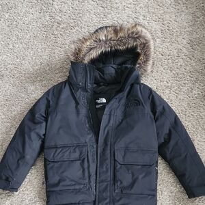 The North Face Black Parka with Fur Hood